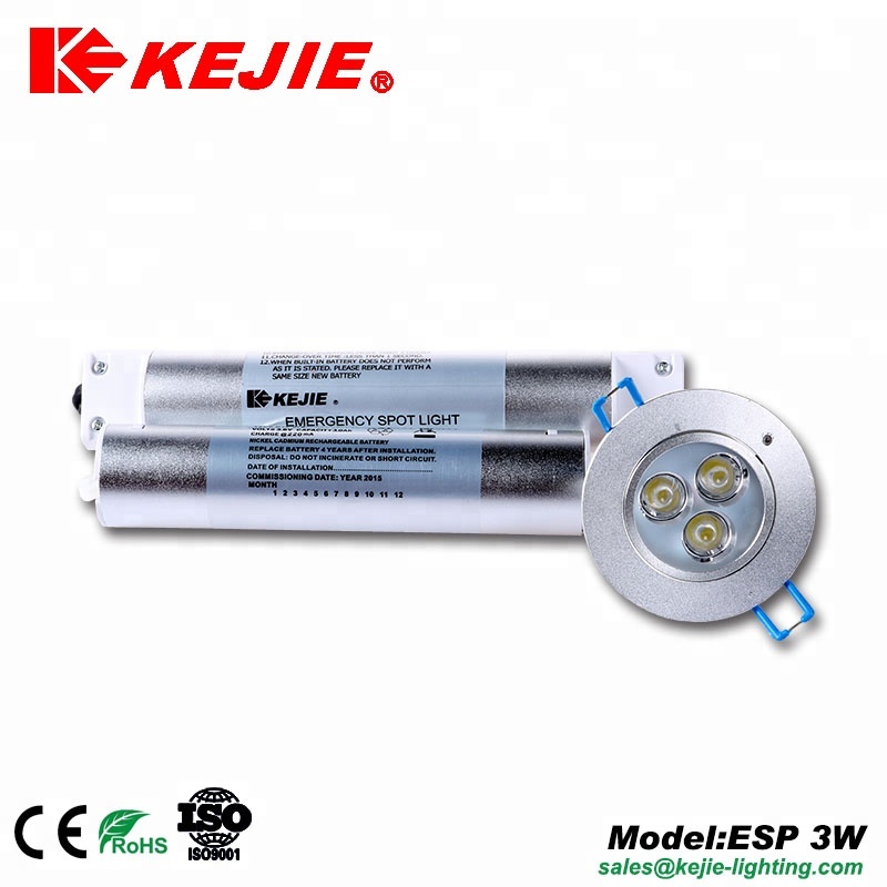 ESP5W recessed mounted maintained 5W LED emergency downlight