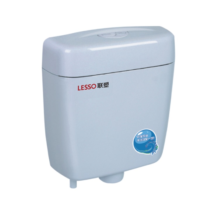 WP02103 PP Toilet cistern wth high quality dual flush valve