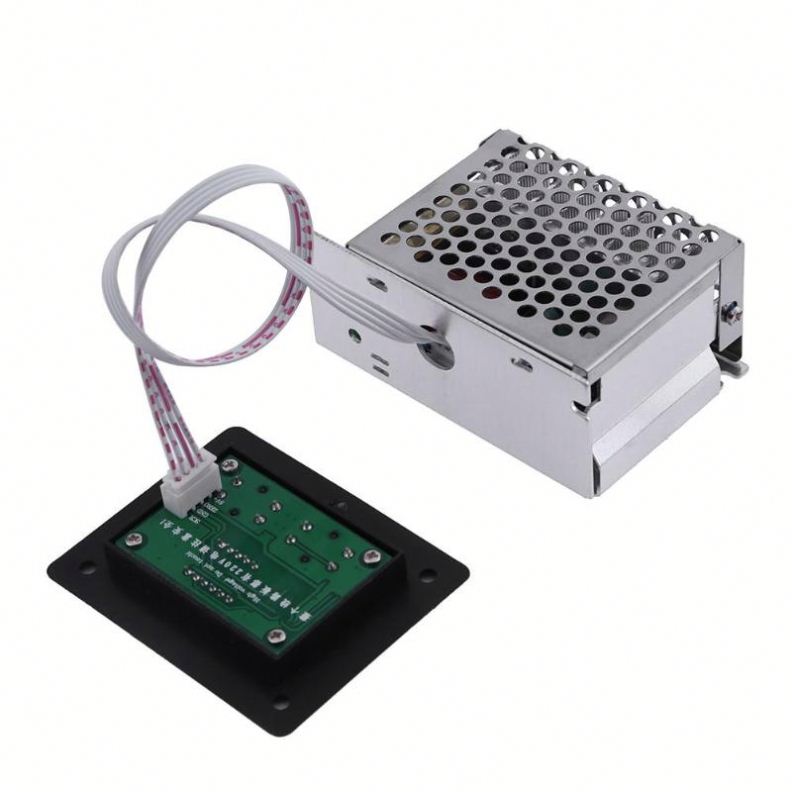 AC 220V 4000W SCR Thyristor Digital Control SCR Electronic Voltage Regulator Speed Control Dimmer Thermostat