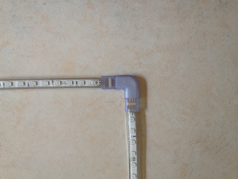 Copper 2 Pin / 4 pin Connector for 6mm 8mm 10mm 12mm 15mm PCB single color / RGB LED Strip