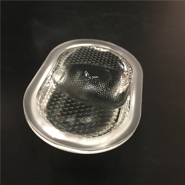 High quality molded glass lenses led module optical glass prism led lens manufacture