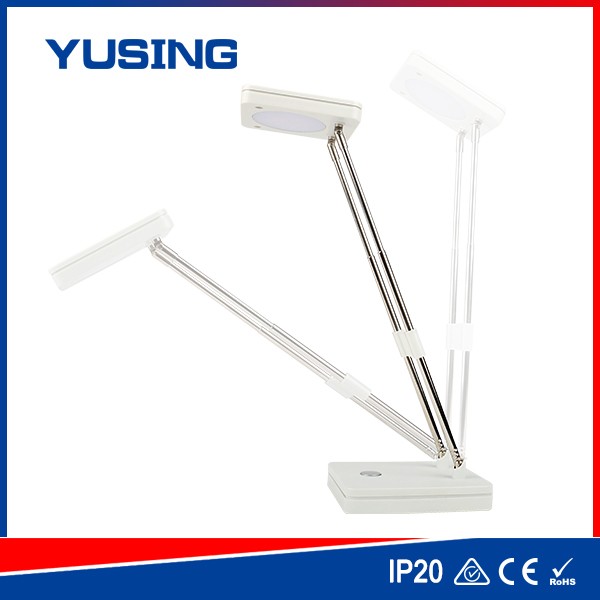 3W Colorful LED Table Reading Light Retractable LED Folding Desk Lamp