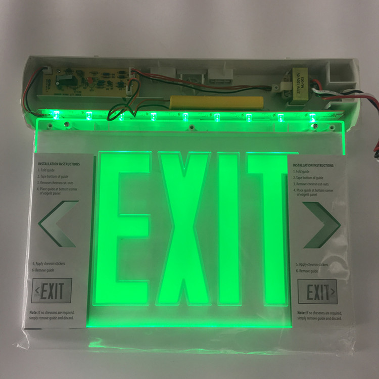 High quality emergency light led exit light sign