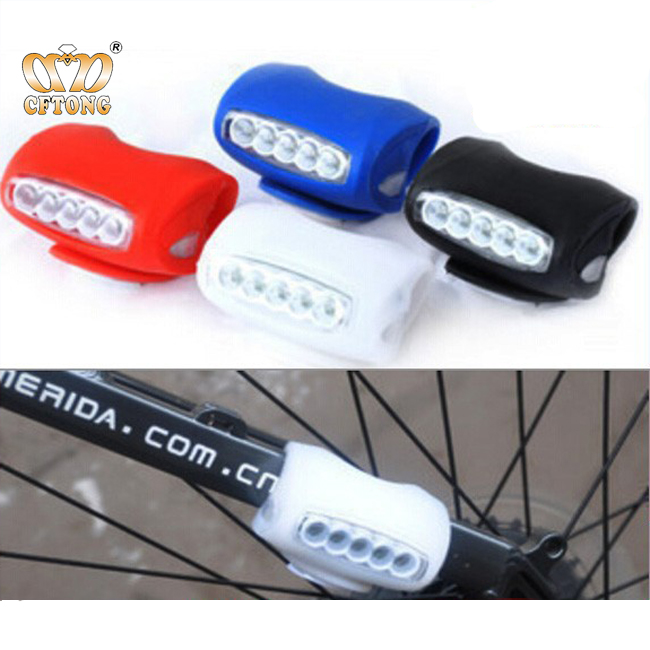 5 Different Color Silicone Led Bicycle Accessories