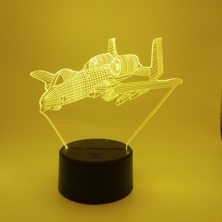 3D Night Light War Gemes Customizable Gift for Gamer LED ABS Base