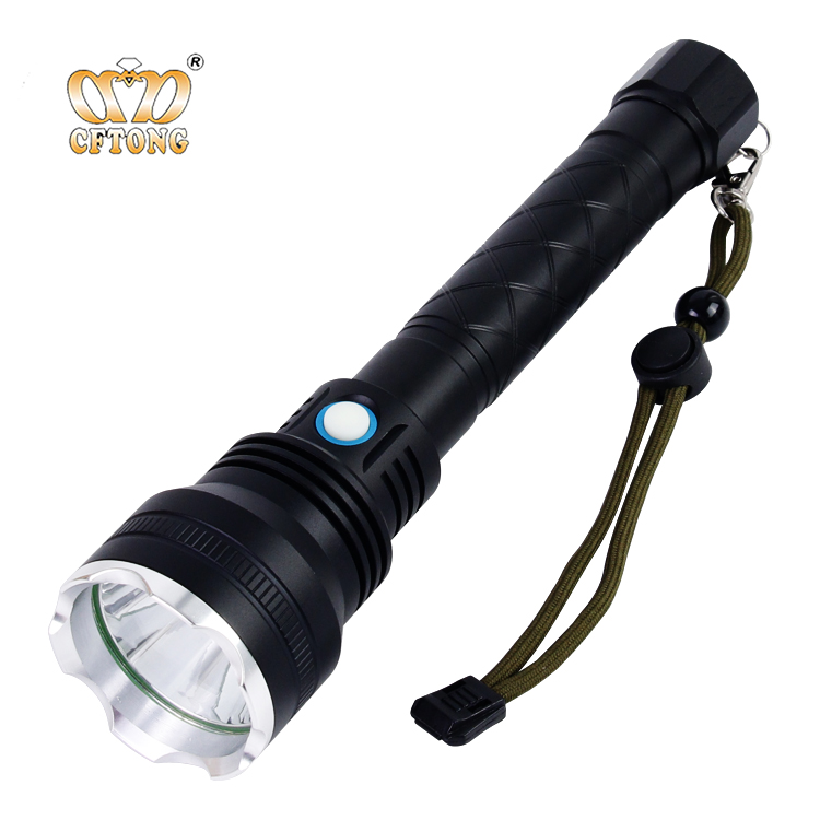 Aluminum 18650 Emergency Manual usb High Power Style Rechargeable Tactical led Torch Flashlight