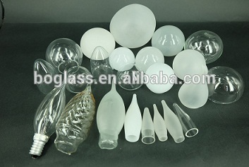 GLASS SHELL LED CANDLE BULB LIGHT