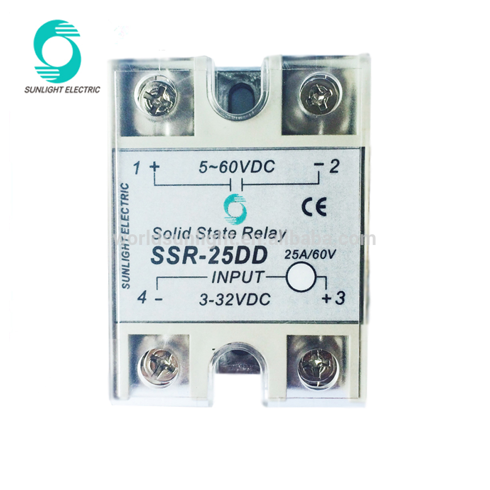 Xianglang Electric SSR-DA series 3-32VDC output 24-380VAC 10A 16A 25A 40A 50A 60A 75A 90A 100assr solid state relay