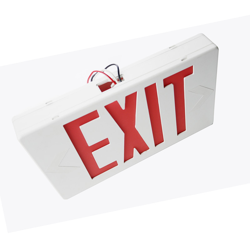 North American standard  Automatic Red and Green 120/277V AC LED Exit Sign and Emergency LED Light