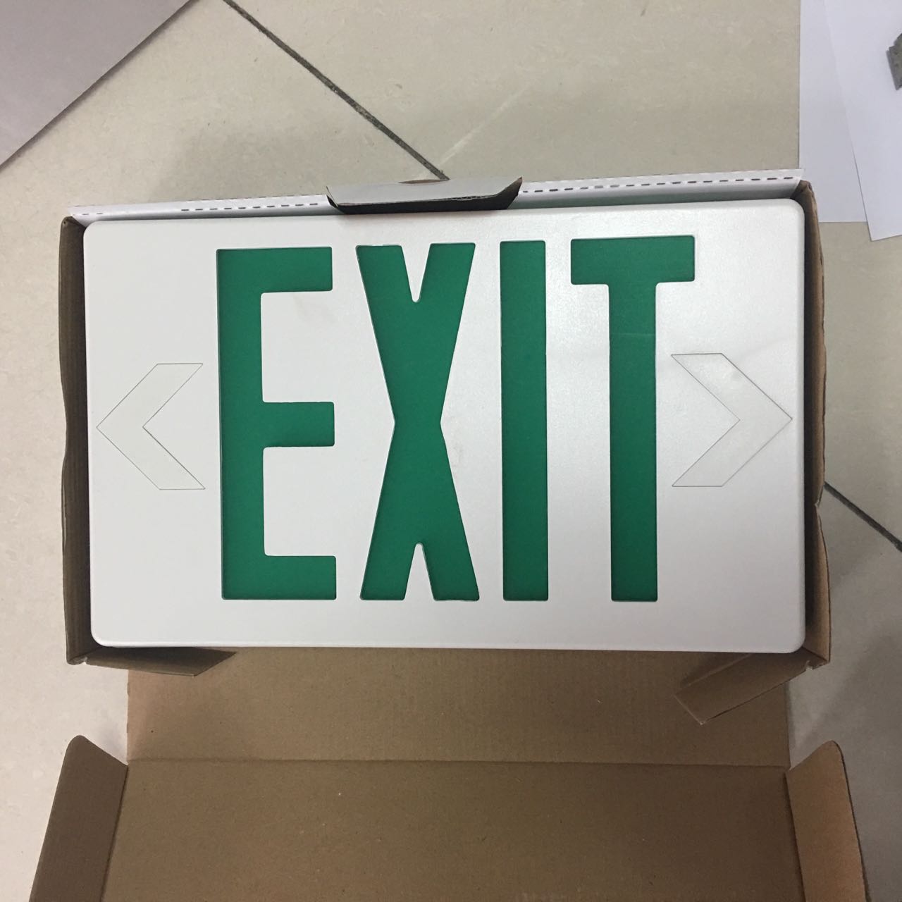 2019 US type led hanging exit light sign