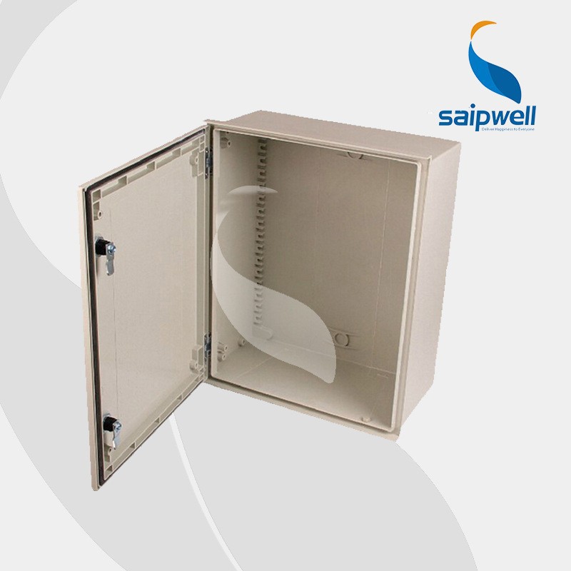 Manufacturer Saipwell 300*400*200mm SMC Enclosures , waterproof SMC / FRP box