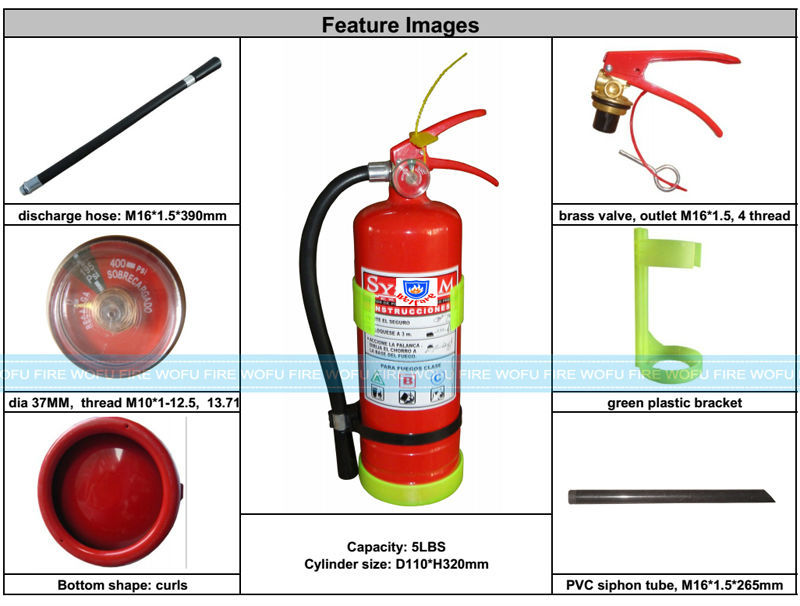 Low price ABC dry chemical powder fire extinguisher 5LBS stored pressure