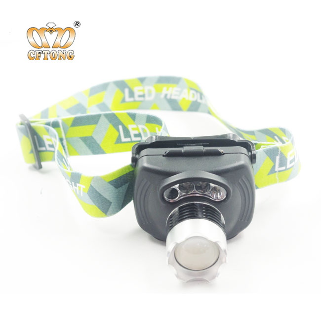 3 LED high power sensor headlamp light for camping