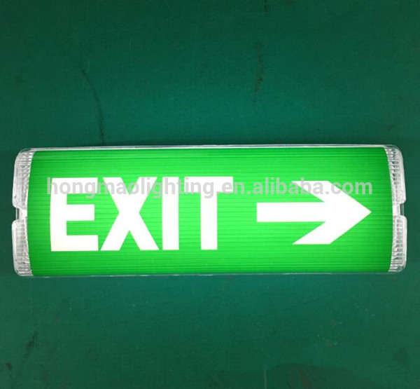 American Market Popuar Wall-Mounted Customized 1.2 Watt 277V Emergency Exit Sign lighting