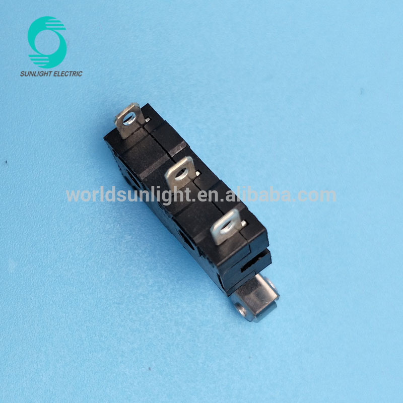 IP40 S-5GL5S kw spdt metal roller type 5A 125VAC/3A 250VAC 3 pin micro roller switch