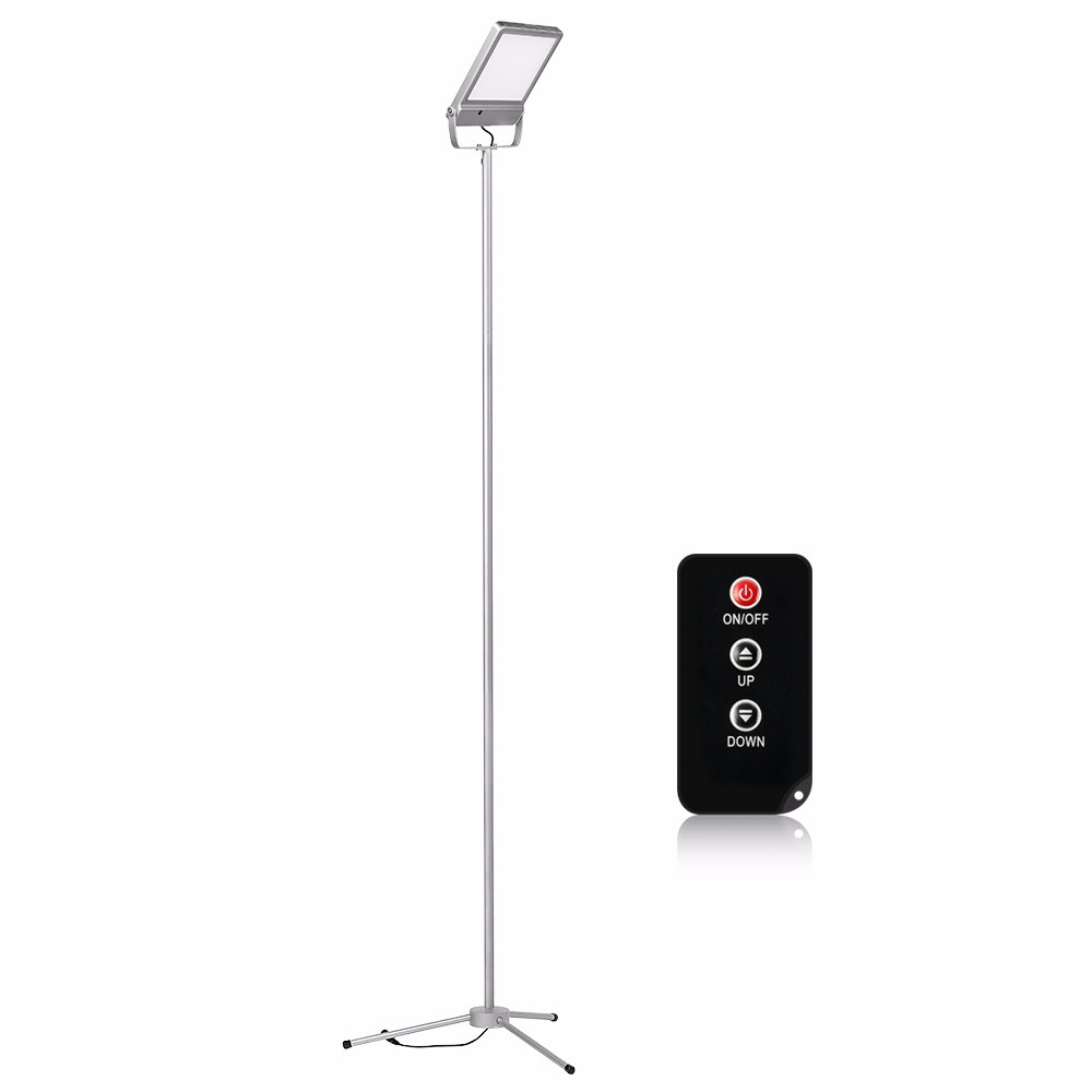 UYLED Modern 110V-240V Votage Remote Control Sidemitting 4000K Dimmable  LED Floor Reading Lamp