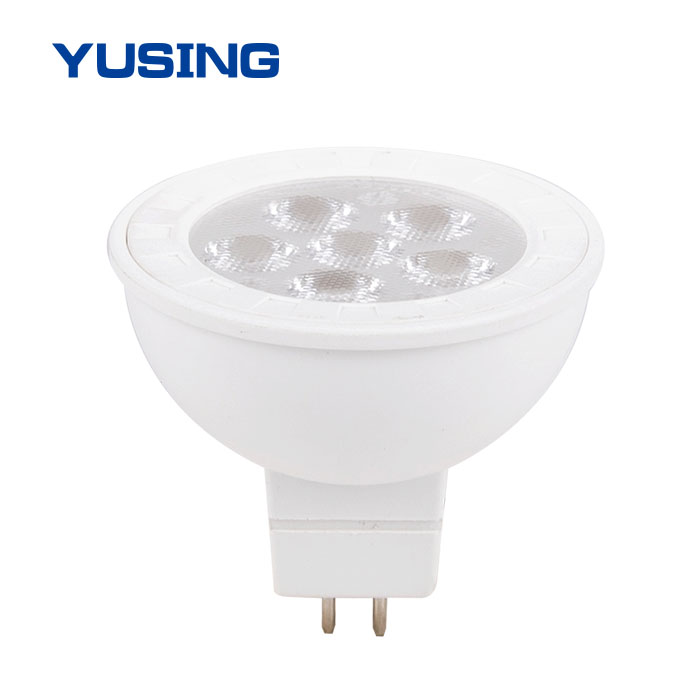 Low Heat Plastic Coated Aluminum 3W/5W High Power LED Spot Light MR16