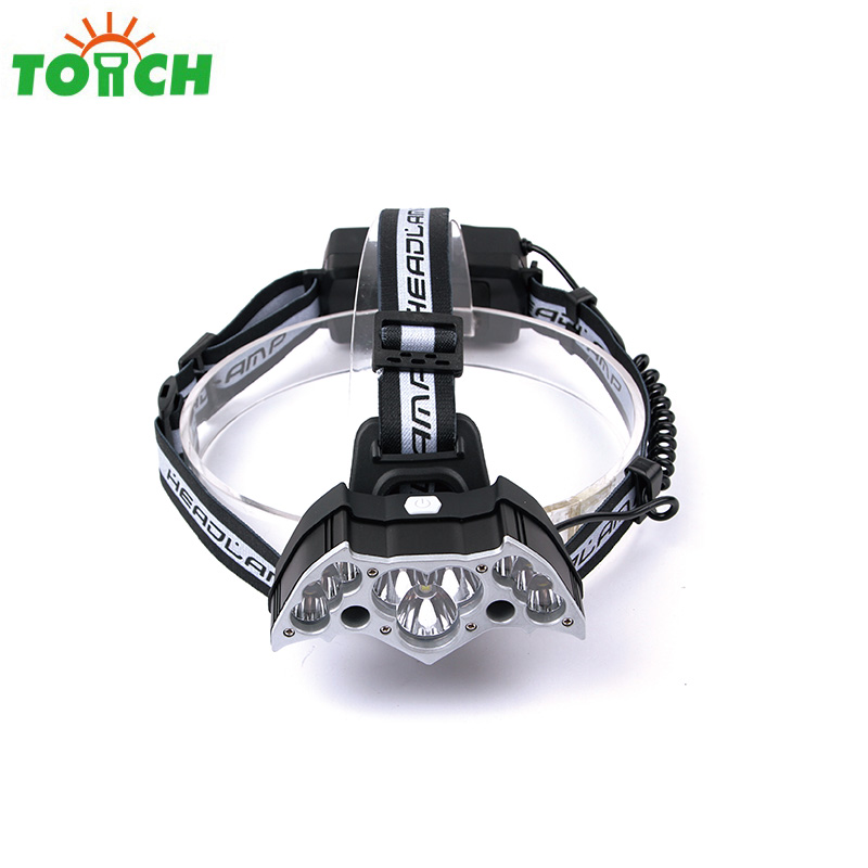 new design aluminium usb rechargeable headlamp for hiking