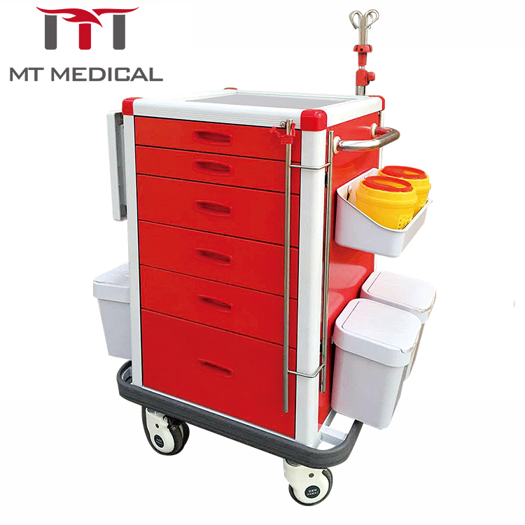 Hospital Trolley Specific Use abs nursing emergency trolley
