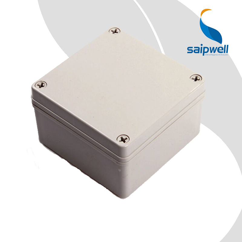 SAIP/SAIPWELL Quick Offer ABS Waterproof Box 125*125*100mm Sealed Waterproof Gray Cover AC Distribution Box