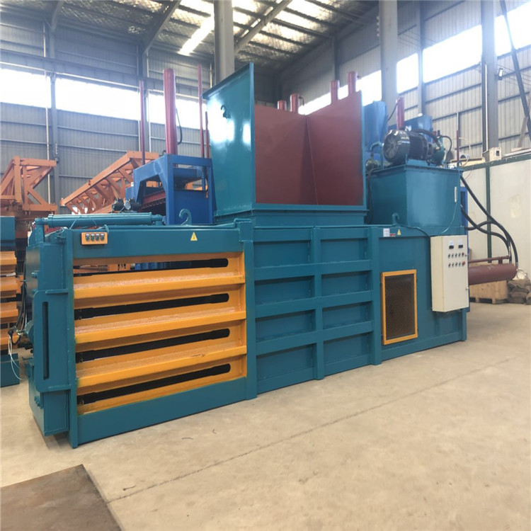hydraulic Carton compress baler machine/ cardboard horizontal automatic press machine