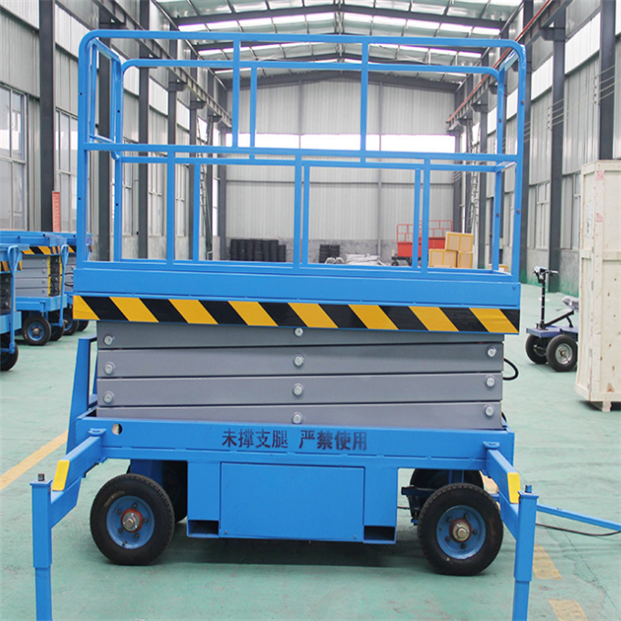 New condition and heavy load Battery scissor lift ,self propelled scissor lift platform 24V