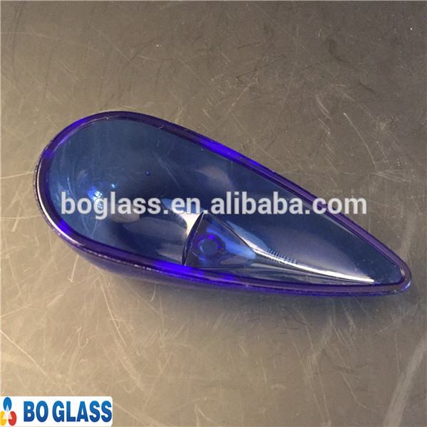 oval colored glass light cover from factory