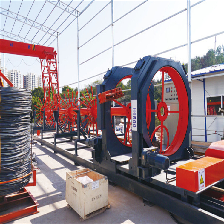 factory direct sale Steel pile cage welding machine for construction use