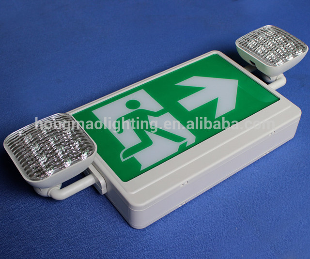 USA market Red or Green Letters 277V Emergency abs exit sign