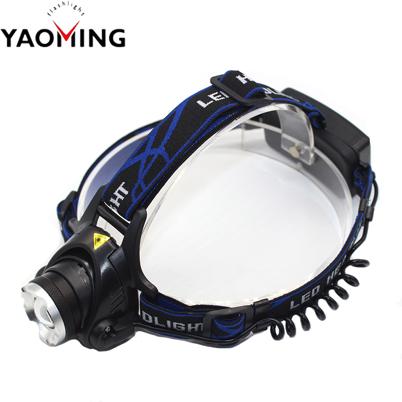 XML T6 led headlight lamps led light with 18650 battery headlamp