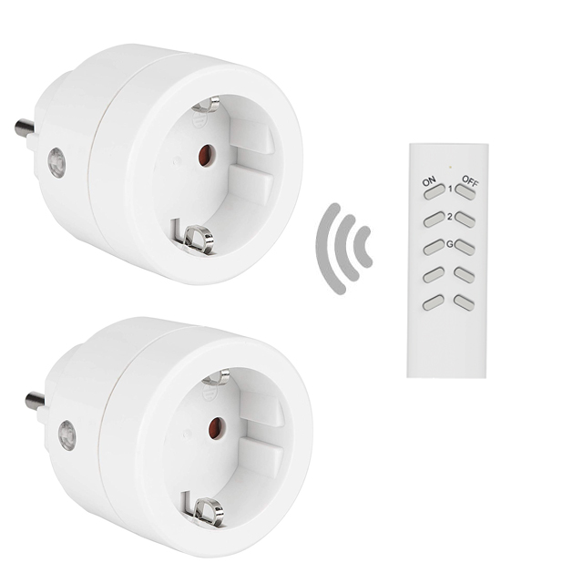 mini 2300W Remote Control MINI Smart plug Wireless Smart socket with EU standard Plug