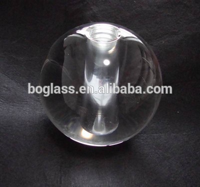 Factory Direct Supply Transparent Crystal Glass Ball With Hole For Chandelier