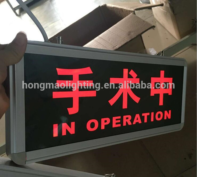 aluminum led exit sign light with right arrow and left arrow