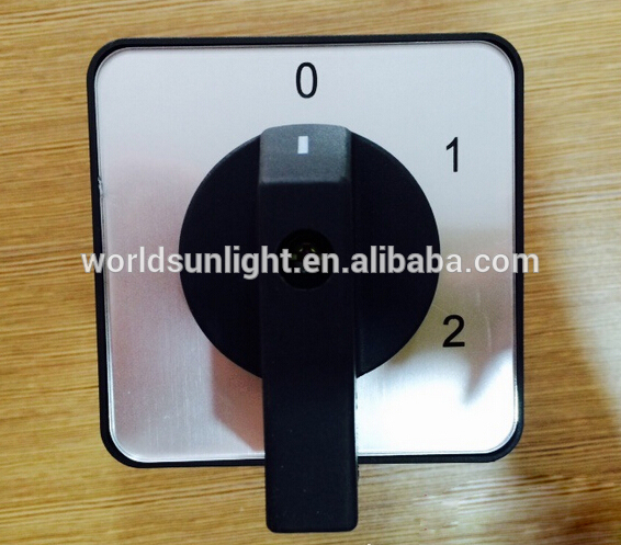 IP65 CE approved high quality LW26-63 2P,3P 125 amp change over switch