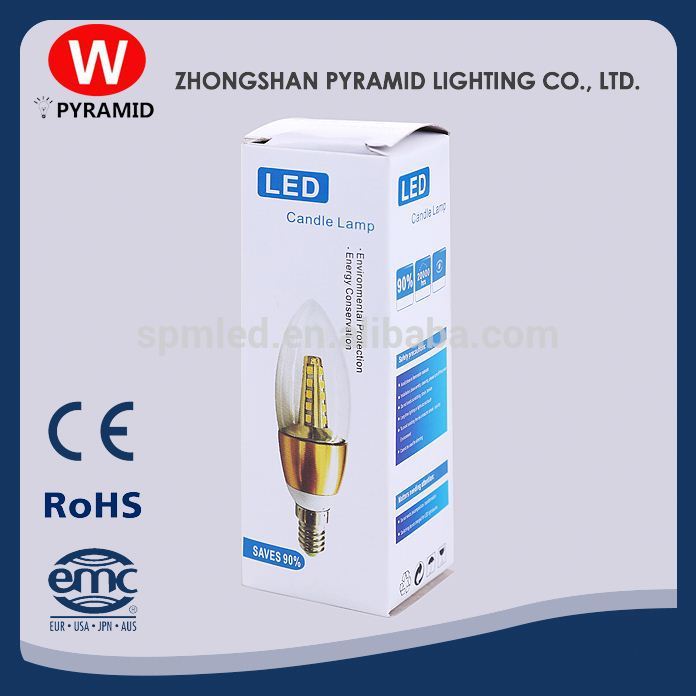 Flickering E14 C35 Rgb Led Candle Light Bulbs E12