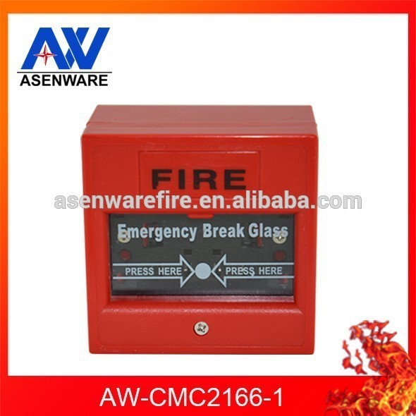 High Quality Fire Alarm Button 24V Emergency Glass Break Manual Call Point