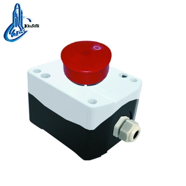 european socket industrial power emergency stop switch button control box for mushrooms XDL25-B181P