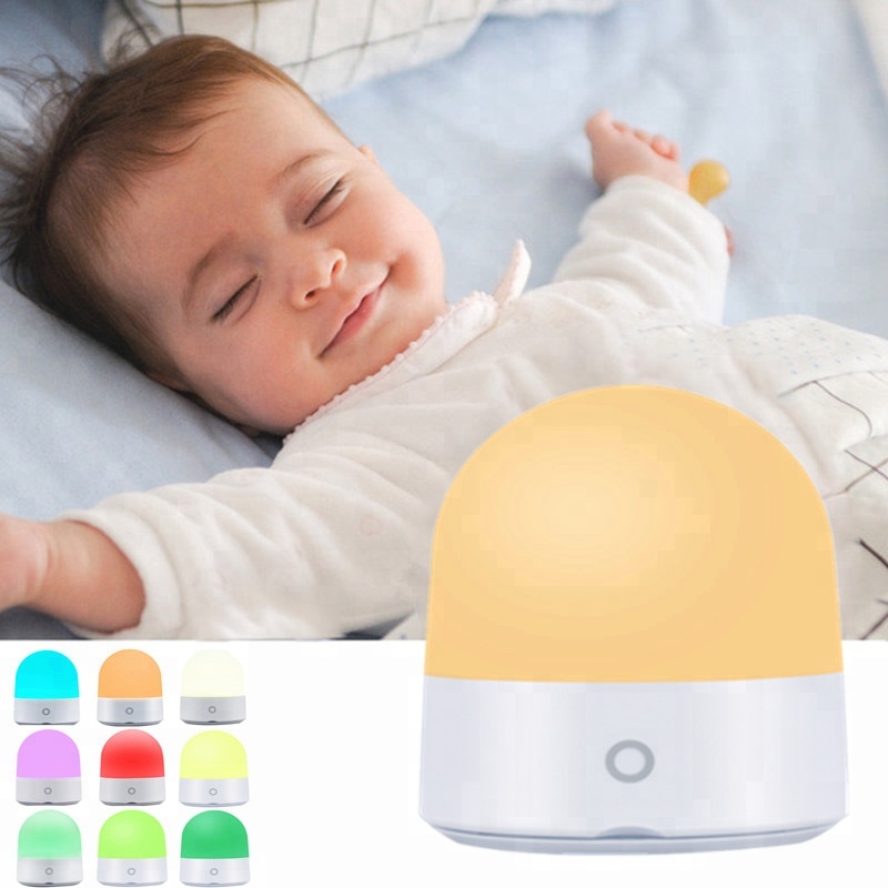 Adjustable brightness warm white RGB multi-color changeable led night lights lamp for Bedroom Baby Room Kitchen Hallway Stairway