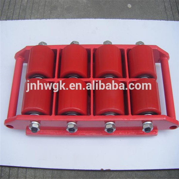 Max 40 Tons Moving Skates Small Cargo Carrying Tanks Transport Trolley for sale