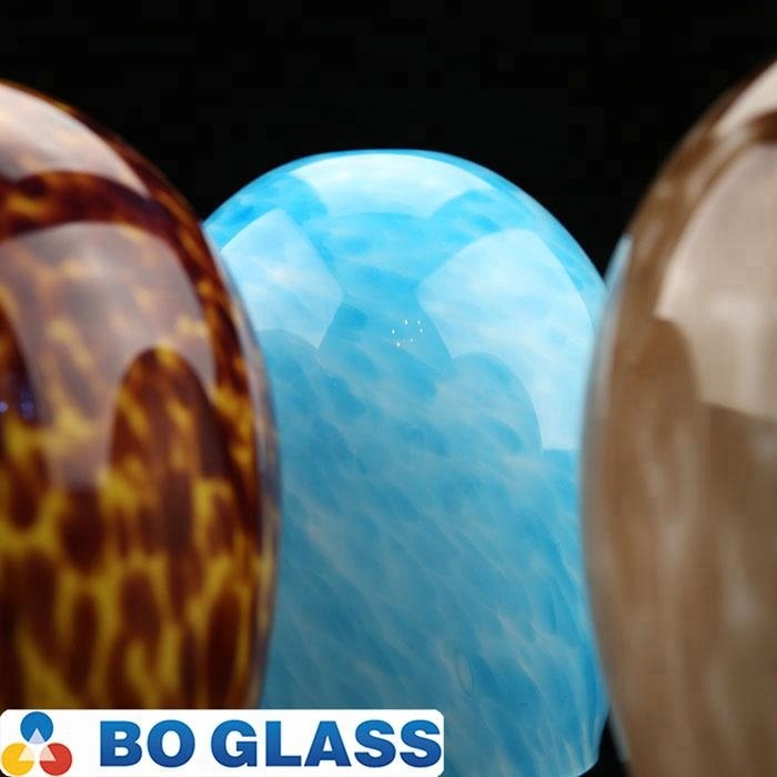 China Factory Direct Sale Hand Blown Colored Glass Cover