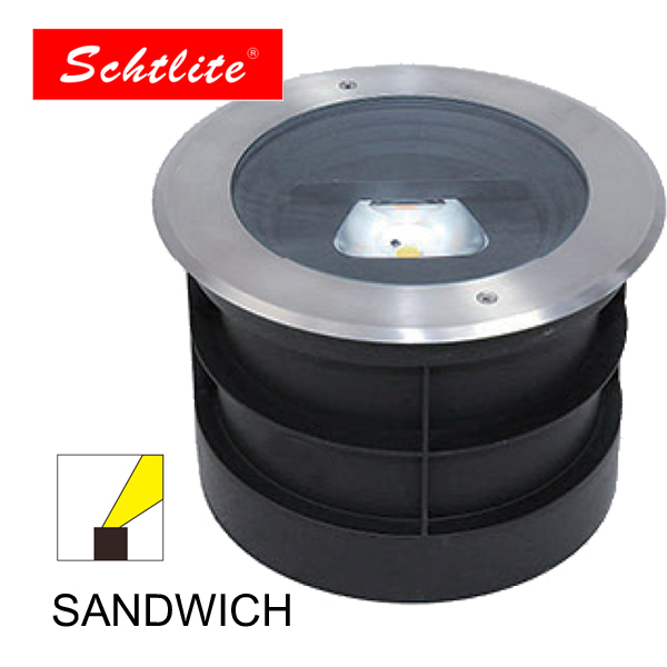 SANDWICH.S2 Amazon Best Selling Stainless Steel OEM Wholesale IP67 3W New Design Led Inground Light