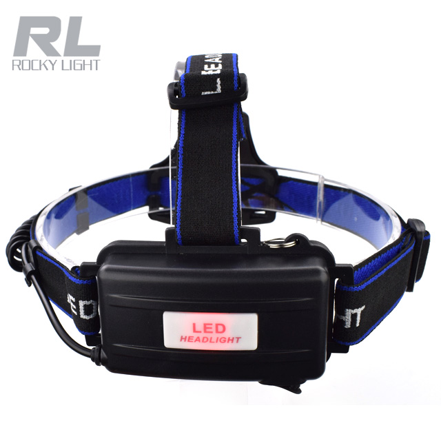 LED Headlamp 3 Switch Mode Rechargeable head light 18650 headlight flashlights