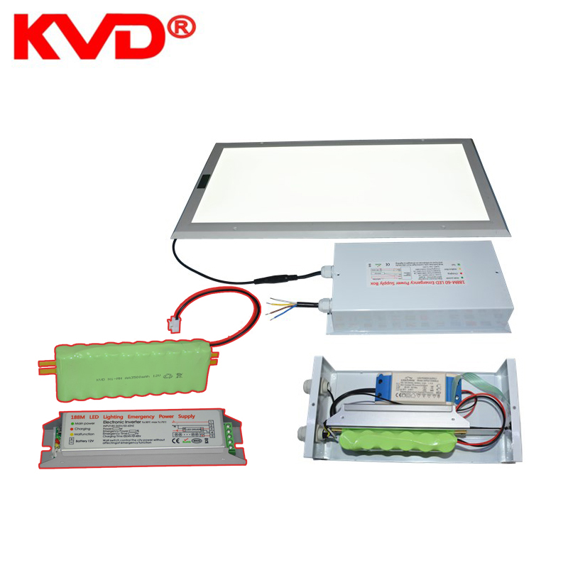 KVD esay installation 30W LED Combined Driver and Inverter 3 hours LED Panel Emergency Conversion Kit