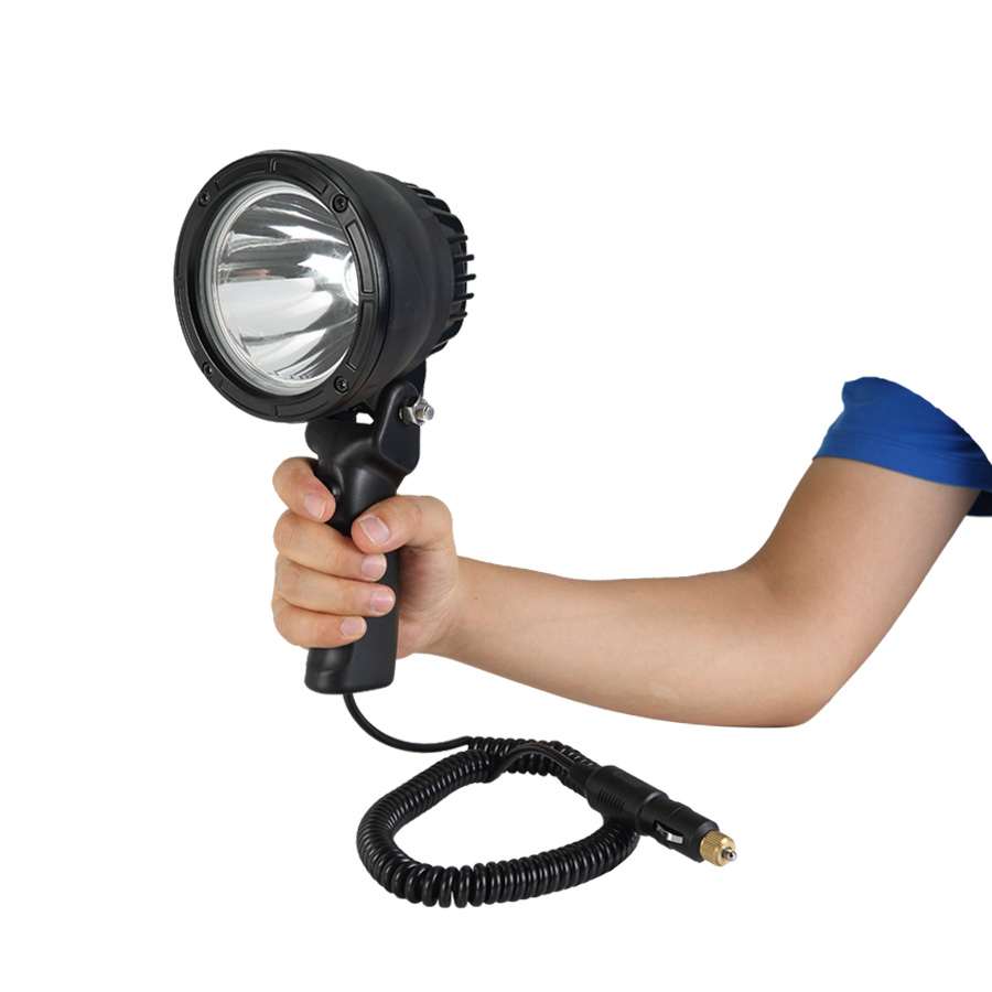 super powerful 25w 12v led hunting spotlight for camping fishing searching