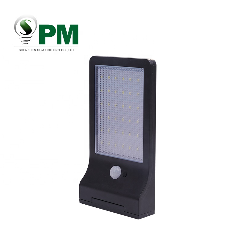 Factory price 36 pcs 2 years warranty solar outdoor wall light