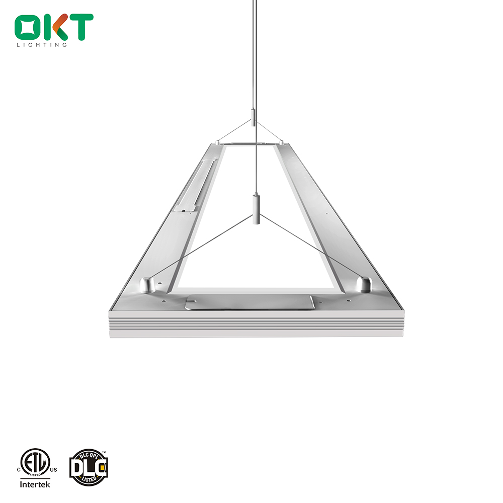 Wire suspended slim aluminium luminaire for led lobby lighting fixtures