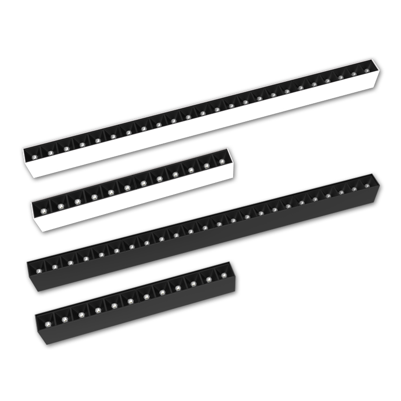 Extruded aluminium profile continuous lines ceiling-mounted led linear light
