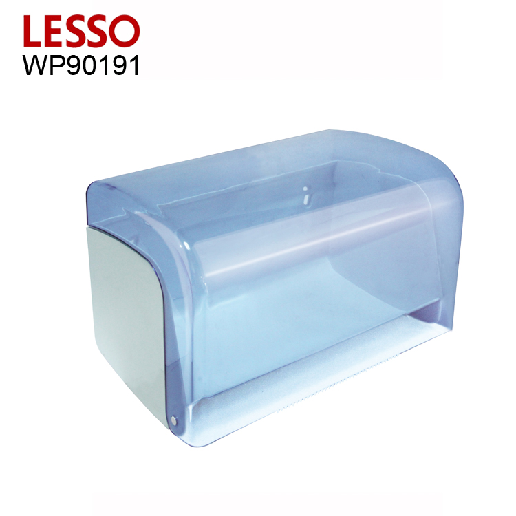 LESSO WP90191 plastic wall mounted bathroom tissue holder wall mounted tissue box holder