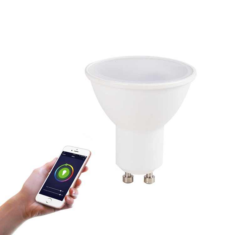 Hot Sale 5W GU10 Wifi Intelligent Par Light Wi-fi Smart LED Decorative Bulb