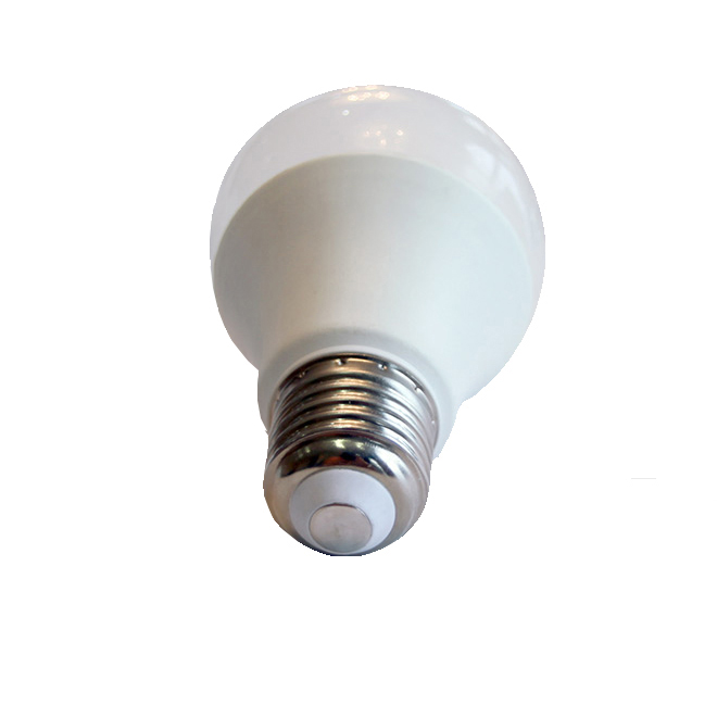 A60 aluminum body pc cover 7w led bulb